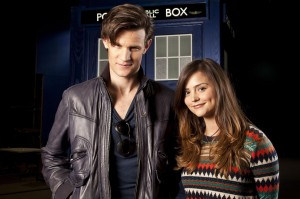 Jenna-Louise Coleman with Matt Smith in Dr Who-1781839